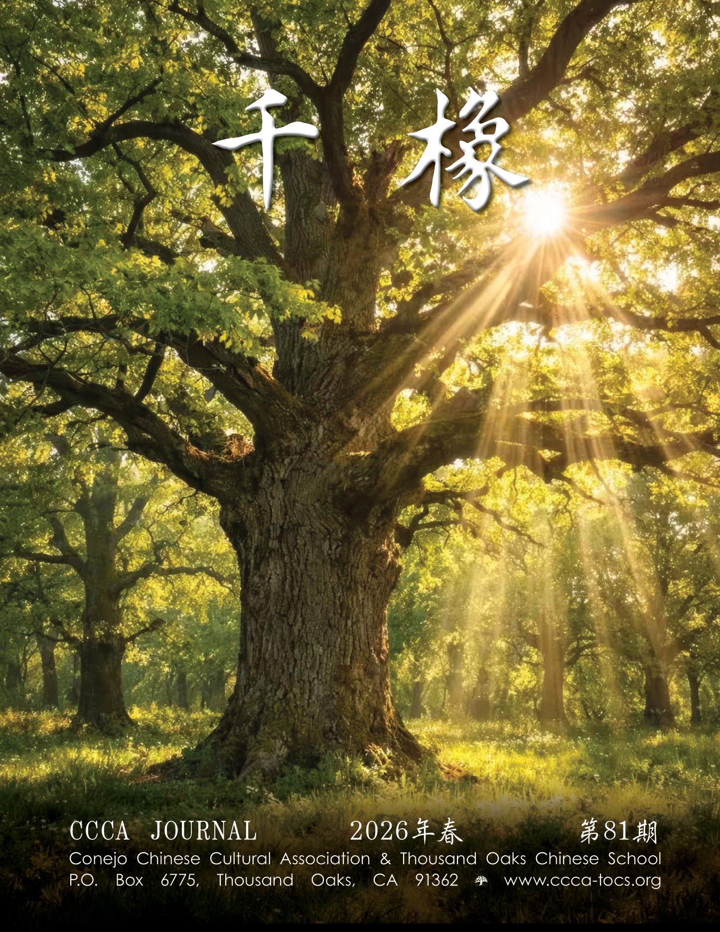 《千橡》2026春季刊封面